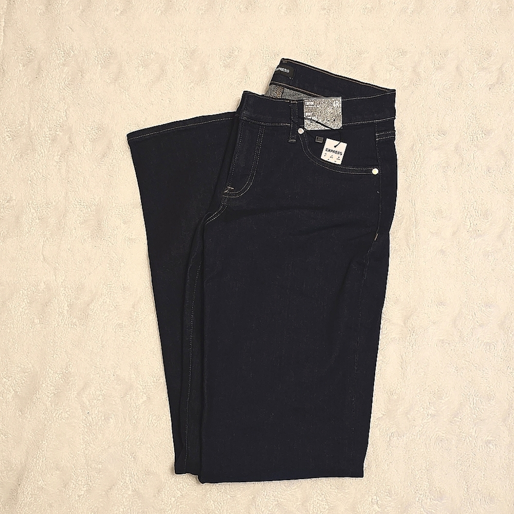 Express Low Rise Rinse Bootcut Jeans